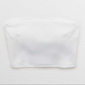 White Bandeau Bikini Top